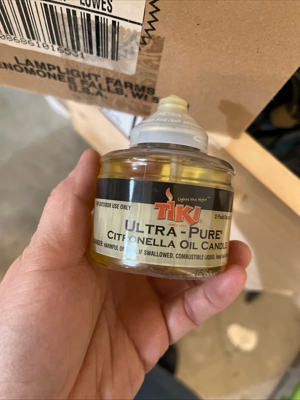 TIKI Ultra-Pure Citronella Oil Candle - 14 bottles
